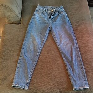 American Eagle Outfitters Dark Wash Mom Jeans
